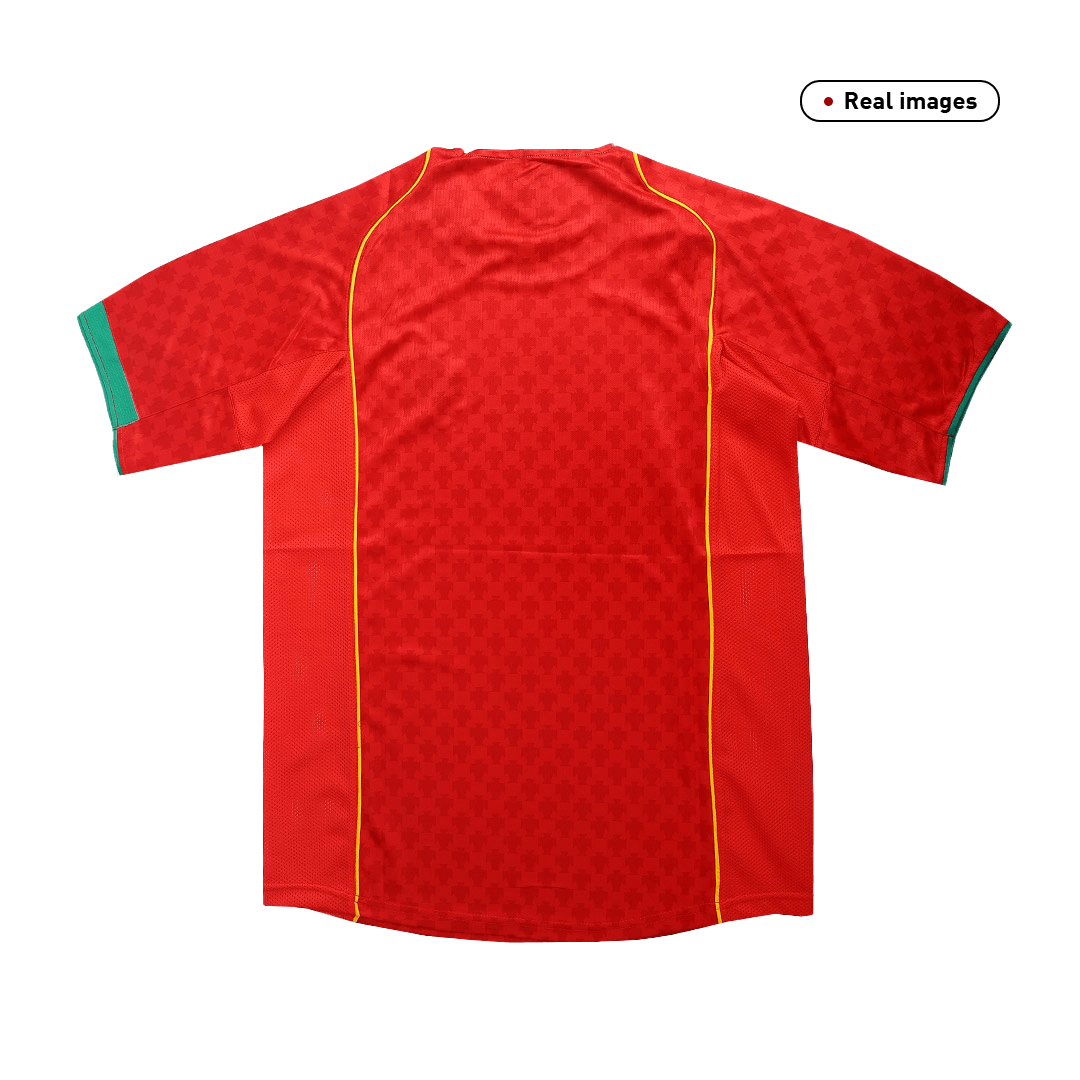 Portugal Home Retro Soccer Jersey 2004 - Euro Final