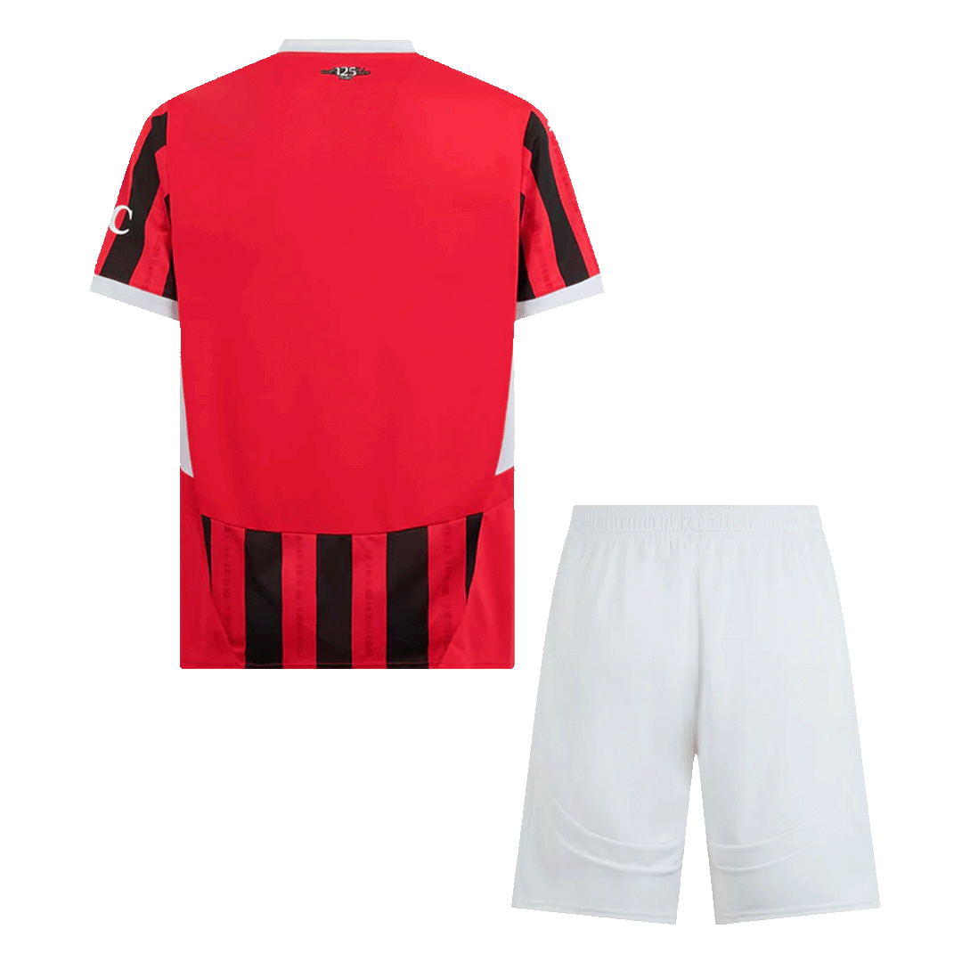 AC Milan Home Soccer Jersey Kit(Jersey+Shorts) 2024/25 Top Soccer Jerseys Store