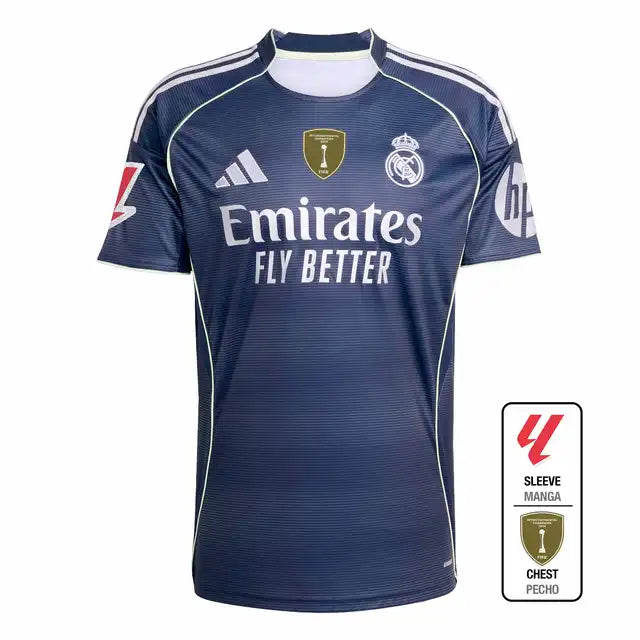 Real Madrid Away Soccer Jersey 2025/26
