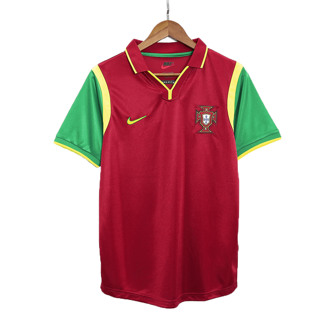 Portugal Home Retro Soccer Jersey 1999