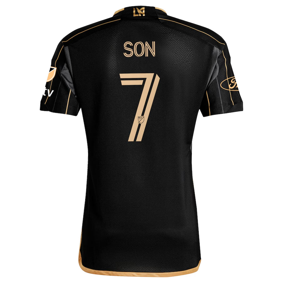 Fan Version Men's LAFC #7 Son Heung-Min Black 2024 Home