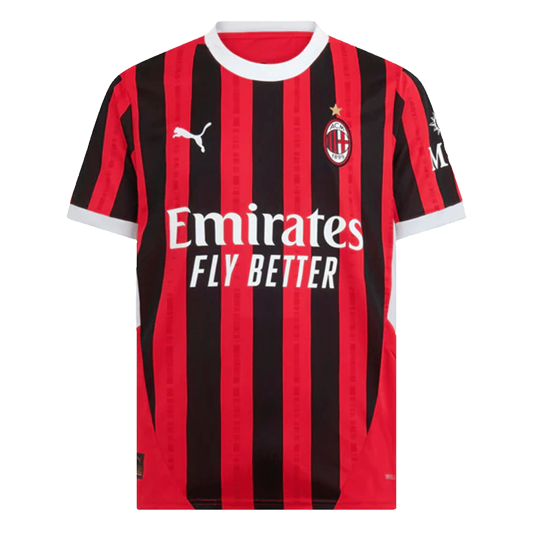 THEO #19 AC Milan Home Soccer Jersey 2024/25 Top Soccer Jerseys Store