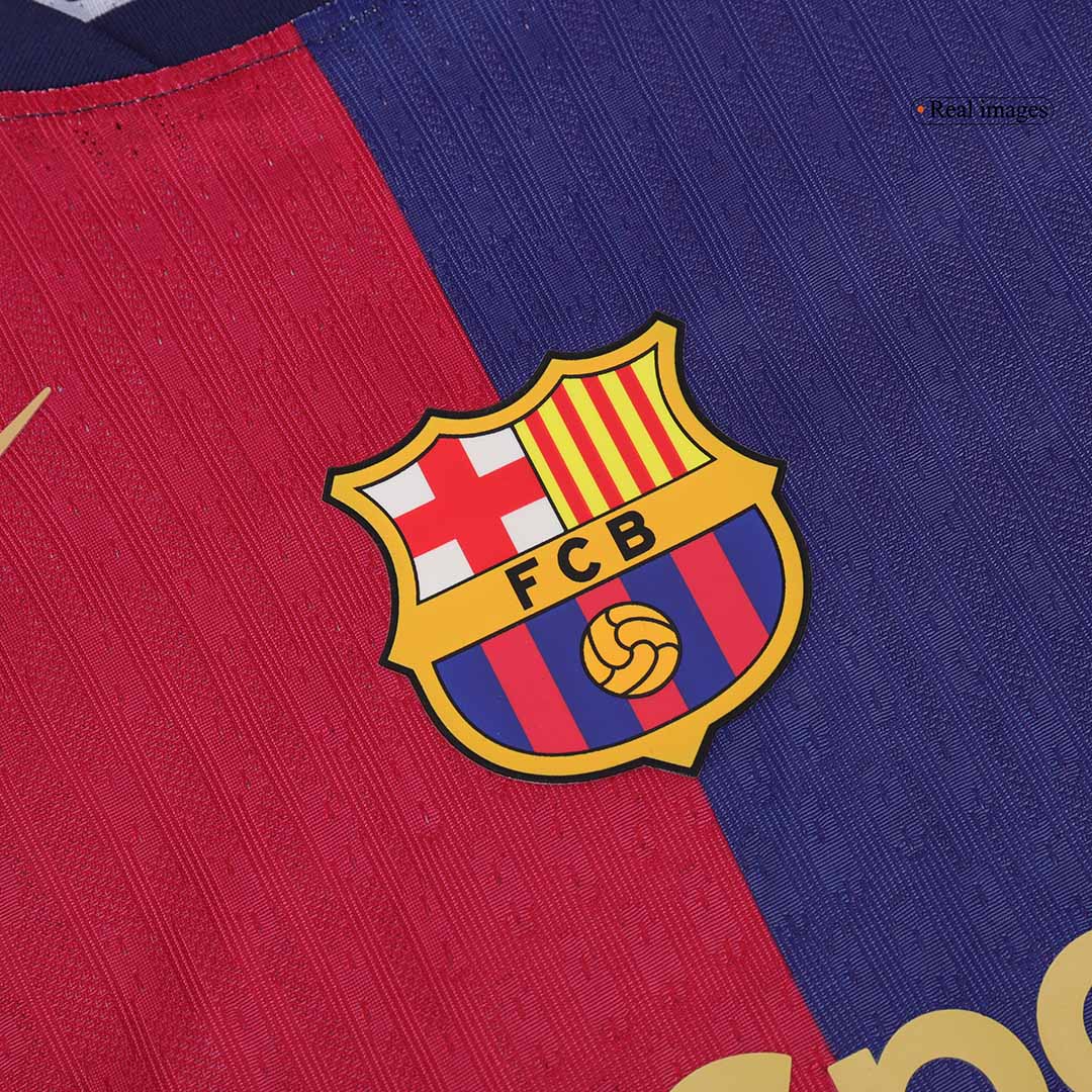 Player Version Barcelona Home Soccer Jersey 2024/25 - 125th Anniversary Top Soccer Jerseys Store
