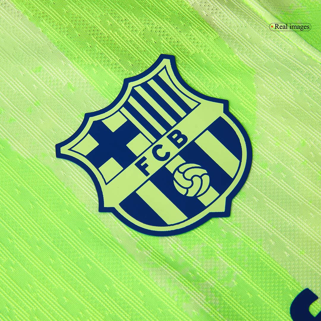 Player Version LAMINE YAMAL #19 Barcelona Third Away Soccer Jersey 2024/25- UCL?Spotify Logo Without Text? Top Soccer Jerseys Store