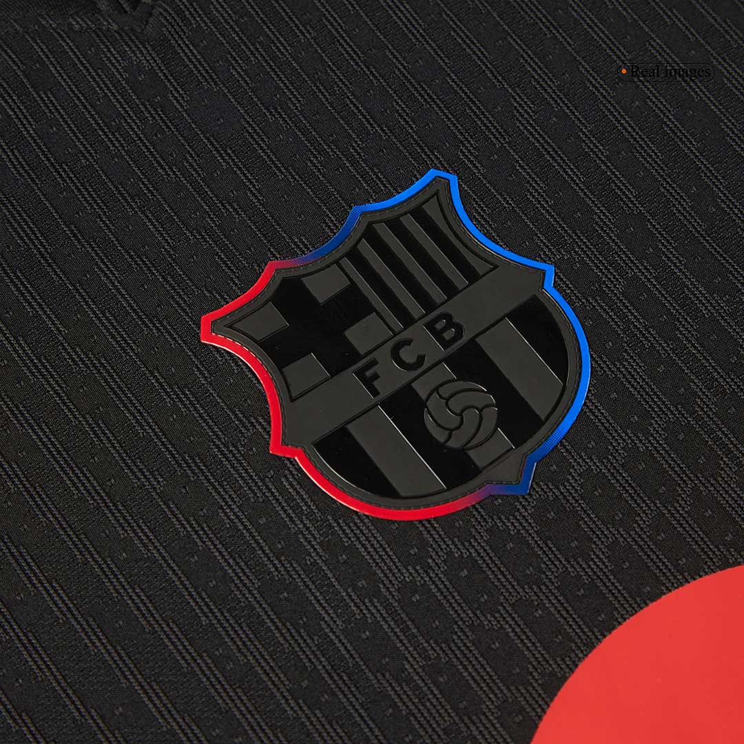 Player Version Barcelona Away Soccer Jersey 2024/25 - Spotify Logo Without Text Top Soccer Jerseys Store