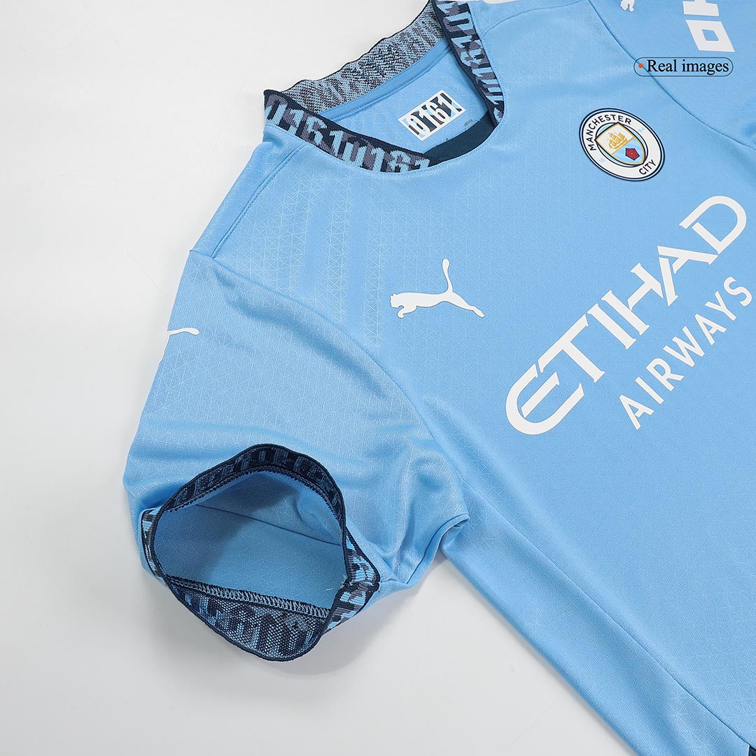 Player Version HAALAND #9 Manchester City Home  Soccer Jersey 2024/25 - UCL Top Soccer Jerseys Store