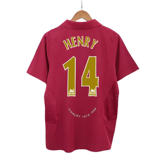 Retro HENRY #14 2005/06 Arsenal Home  Soccer Jersey Top Soccer Jerseys Store