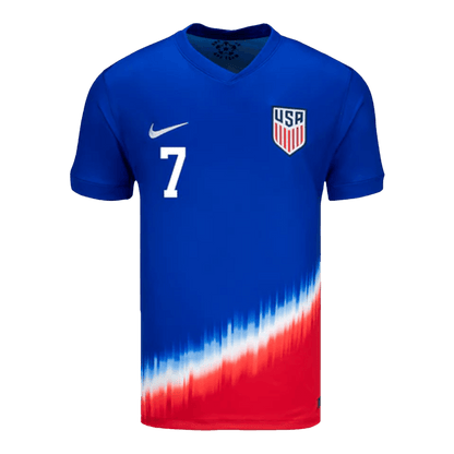[Super Quality] Men's USA REYNA #7 Away Soccer Jersey Copa América 2024