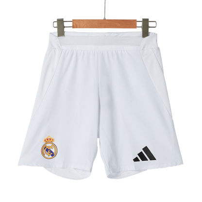 Player Version Real Madrid Home Soccer Shorts 2024/25 Top Soccer Jerseys Store