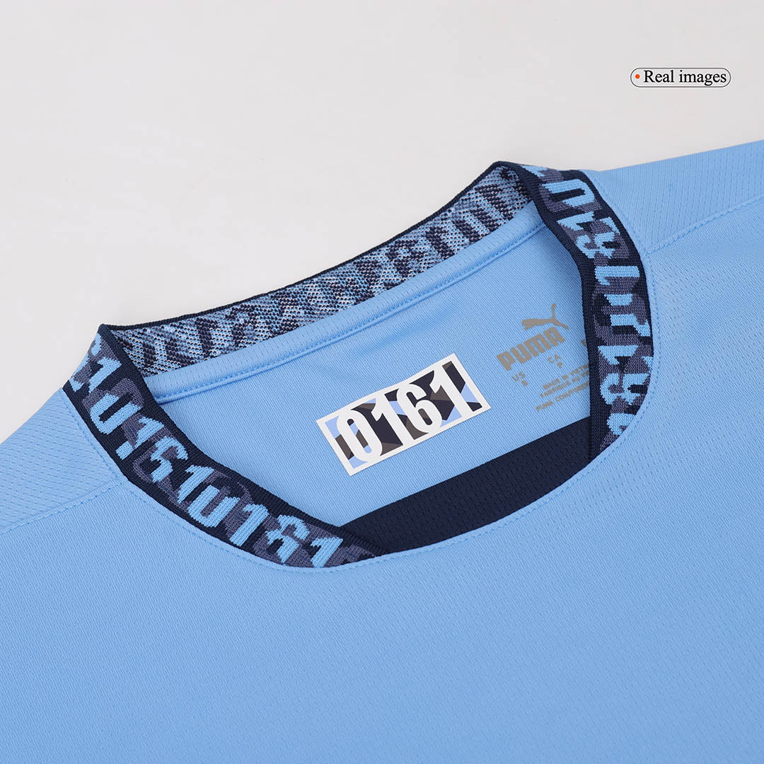 KHUSANOV #45 Manchester City Home  Soccer Jersey 2024/25 Top Soccer Jerseys Store