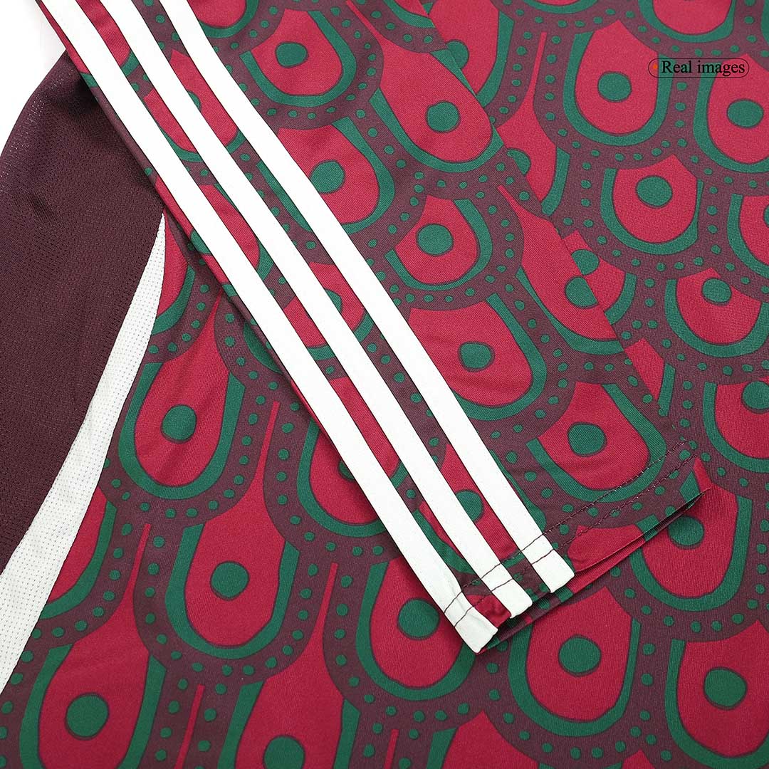 Men's Mexico Home Long Sleeve Soccer Jersey Copa América 2024 Top Soccer Jerseys Store