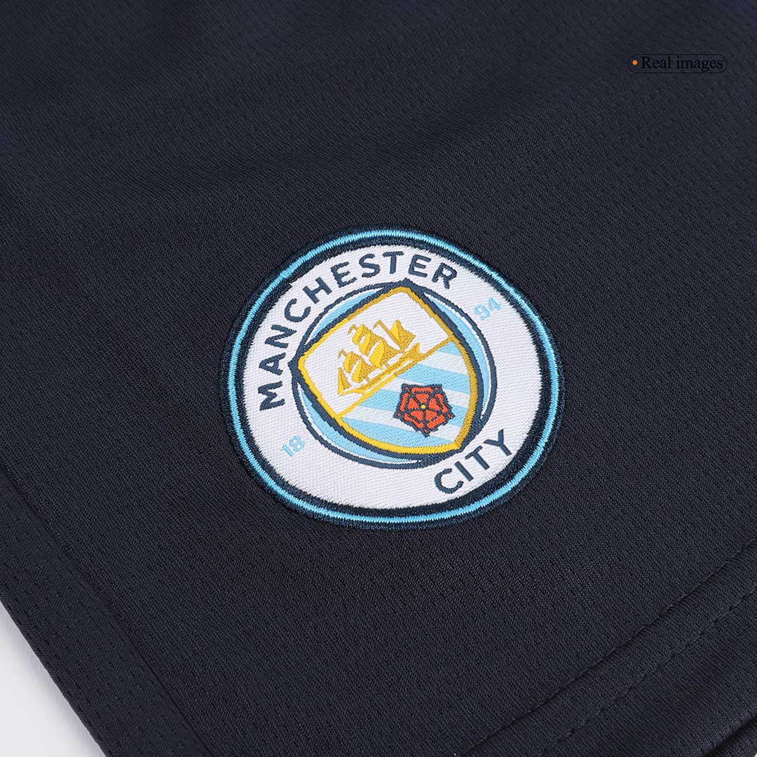 Manchester City Away Soccer Shorts 2024/25 Top Soccer Jerseys Store
