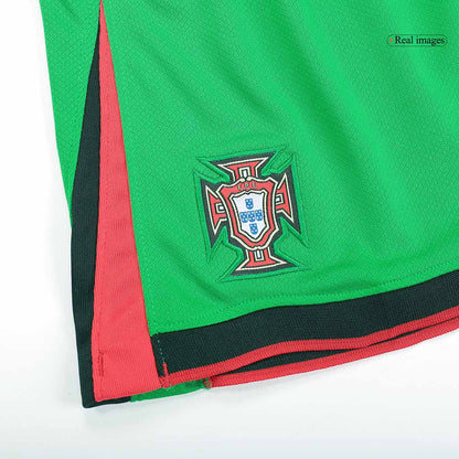 Portugal Home Soccer Shorts Euro 2024