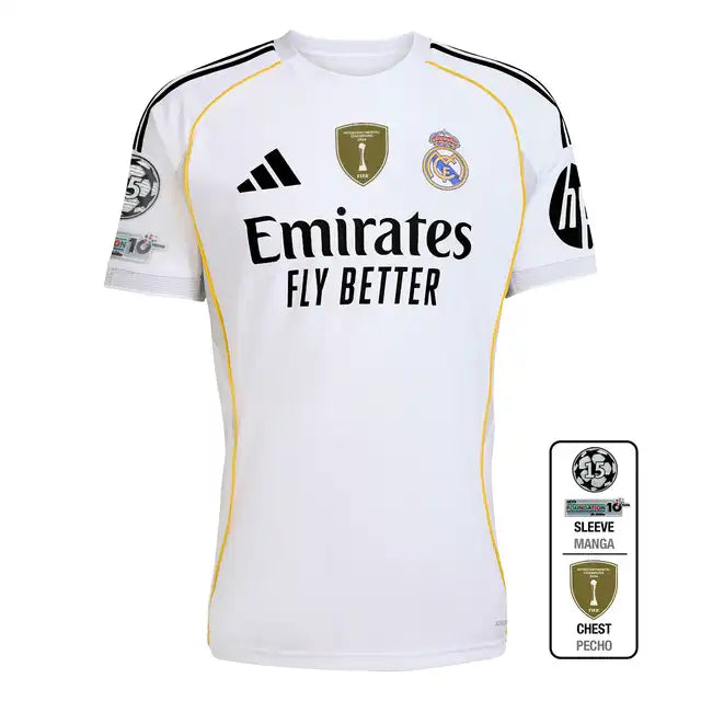 Real Madrid 2025/26 Home Soccer Jersey