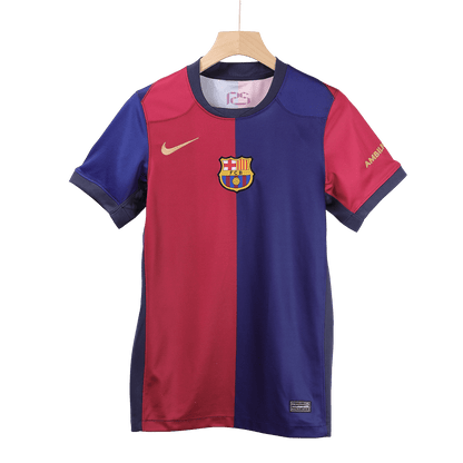GAVI #6 Barcelona Home  Soccer Jersey 2024/25- Spotify Logo Without Text Top Soccer Jerseys Store
