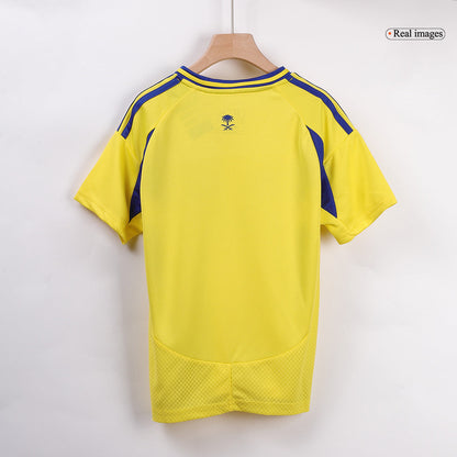 Kid's RONALDO #7 Al Nassr Home  Soccer Jersey Kit(Jersey+Shorts+Socks) 2024/25 - ACL Top Soccer Jerseys Store