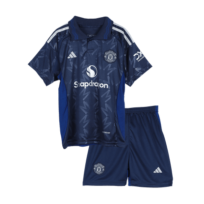 Kid's Manchester United Away  Soccer Jersey Kit(Jersey+Shorts) 2024/25 Top Soccer Jerseys Store