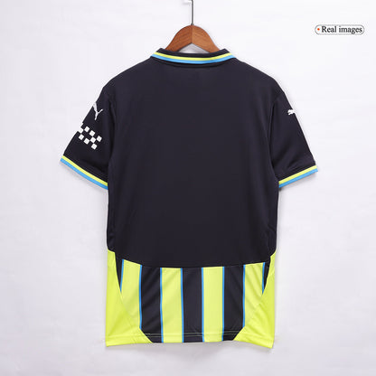Manchester City Away  Soccer Jersey Kit(Jersey+Shorts+Socks) 2024/25 Top Soccer Jerseys Store