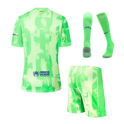 Barcelona Third Away  Soccer Jersey Kit(Jersey+Shorts+Socks) 2024/25- (Spotify Logo Without Text) Top Soccer Jerseys Store