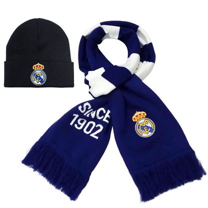 Cozy Knit Beanie and Scarf Combo topsoccerjerseys.com