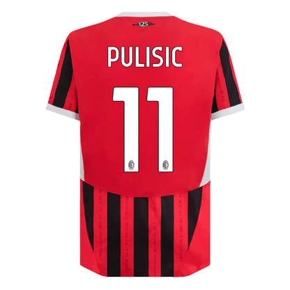 Player Version PULISIC #11 AC Milan Home  Soccer Jersey 2024/25 Top Soccer Jerseys Store