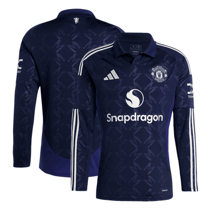 Manchester United Away Long Sleeve  Soccer Jersey 2024/25 Top Soccer Jerseys Store