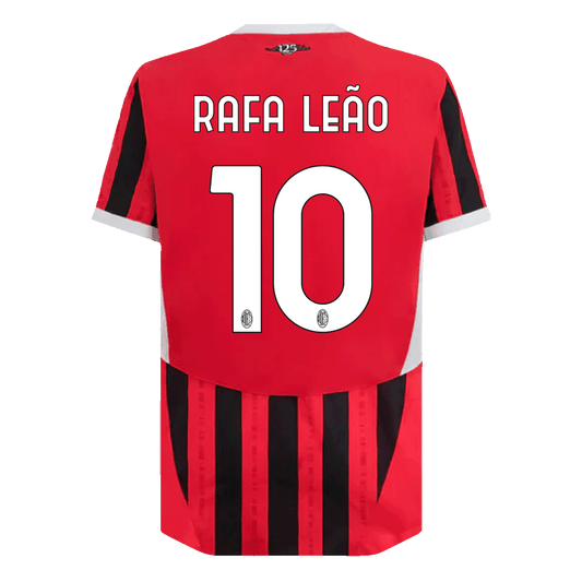 Player Version RAFA LE?O #10 AC Milan Home  Soccer Jersey 2024/25 Top Soccer Jerseys Store
