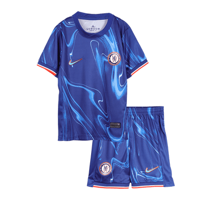 Kid's Chelsea Home  Soccer Jersey Kit(Jersey+Shorts) 2024/25 Top Soccer Jerseys Store