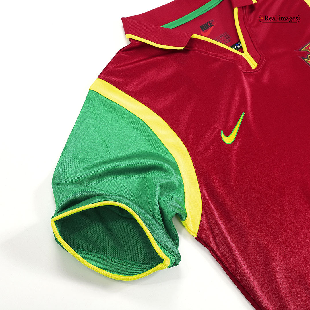 Portugal Home Retro Soccer Jersey 1999