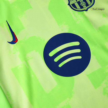 Kid's Barcelona Third Away  Soccer Jersey Kit(Jersey+Shorts) 2024/25 - UCL (Spotify Logo Without Text) Top Soccer Jerseys Store