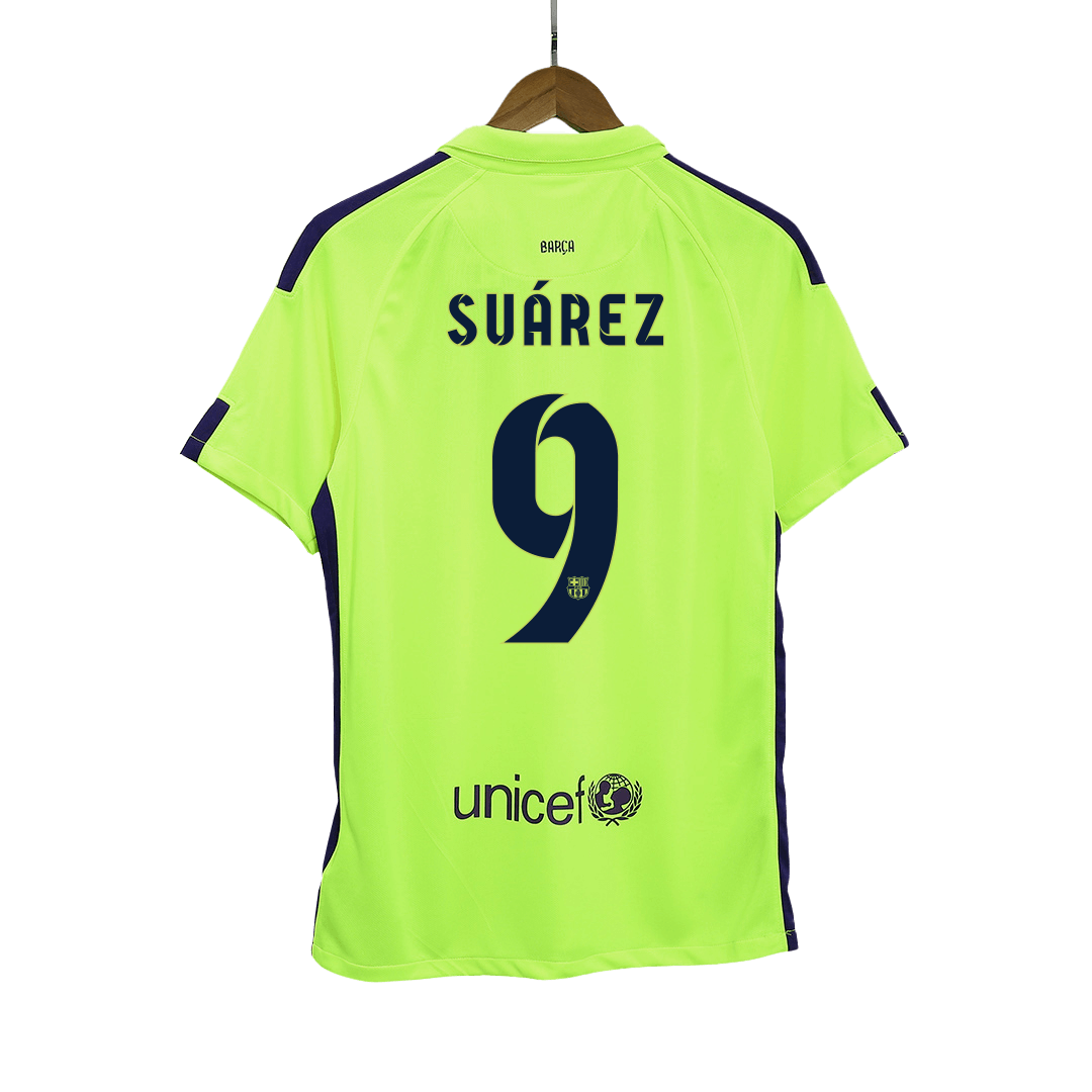 Retro Suárez #9 2014/15 Barcelona Third Away  Soccer Jersey Top Soccer Jerseys Store