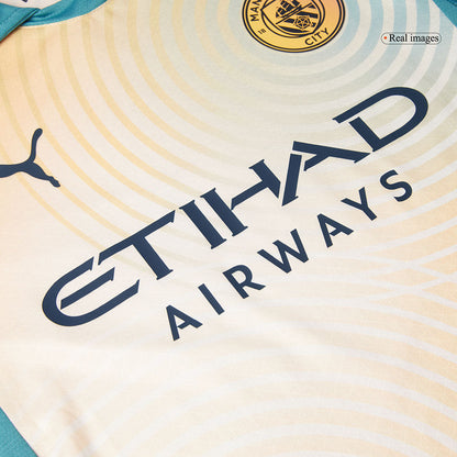 Player Version Manchester City Fourth Away  Soccer Jersey 2024/25- Definitely City (UCL) Top Soccer Jerseys Store