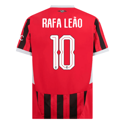 RAFA LE?O #10 AC Milan Home  Soccer Jersey 2024/25 - UCL Top Soccer Jerseys Store