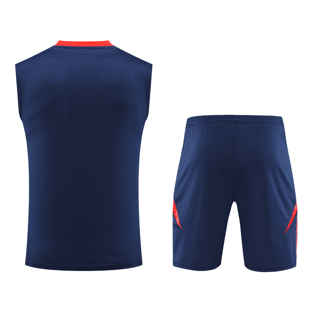 Manchester United Pre-Match  Soccer Jersey Vest Kit(Jersey+Shorts) 2024/25 Top Soccer Jerseys Store