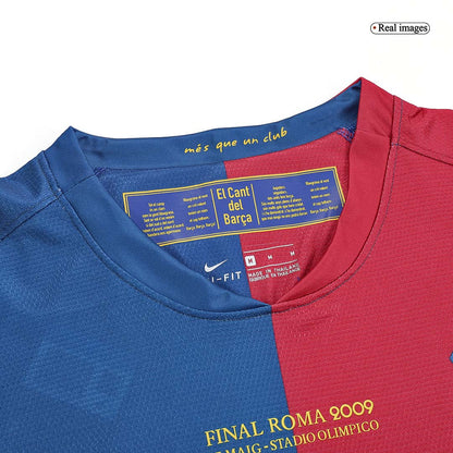 Retro XAVI #6 2008/09 Barcelona Home Long Sleeve  Soccer Jersey- UCL Final Top Soccer Jerseys Store