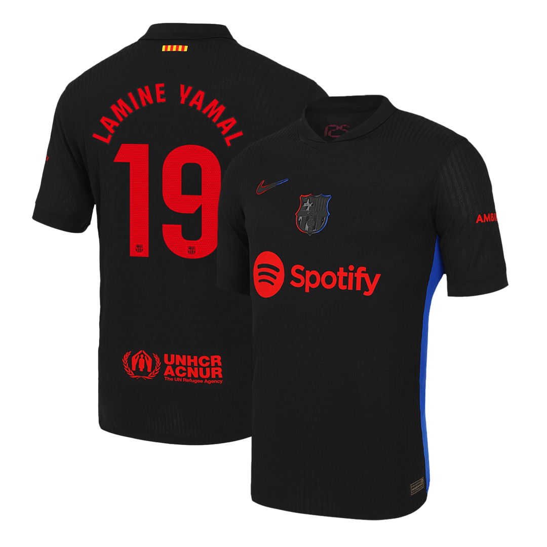 Player Version LAMINE YAMAL #19 Barcelona Away  Soccer Jersey 2024/25 Top Soccer Jerseys Store