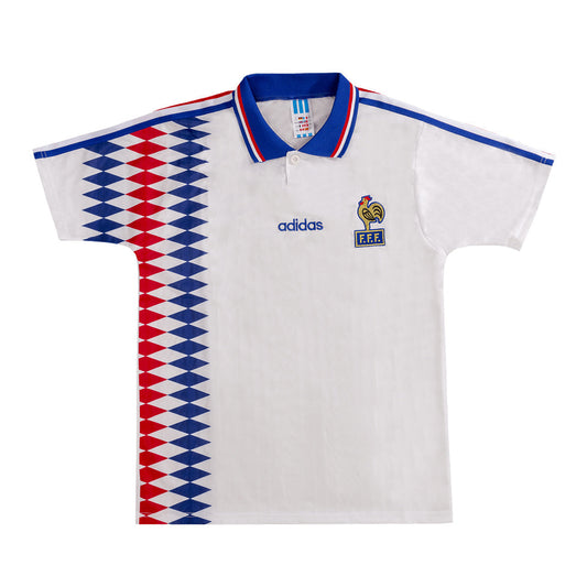 France Away Retro Soccer Jersey 1994
