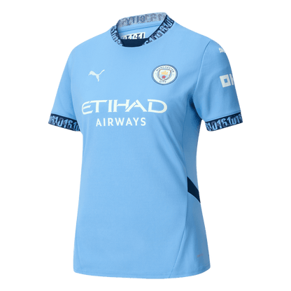 Women's Manchester City Home  Soccer Jersey 2024/25 Top Soccer Jerseys Store