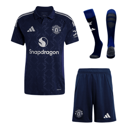 Manchester United Away  Soccer Jersey Kit(Jersey+Shorts+Socks) 2024/25 Top Soccer Jerseys Store