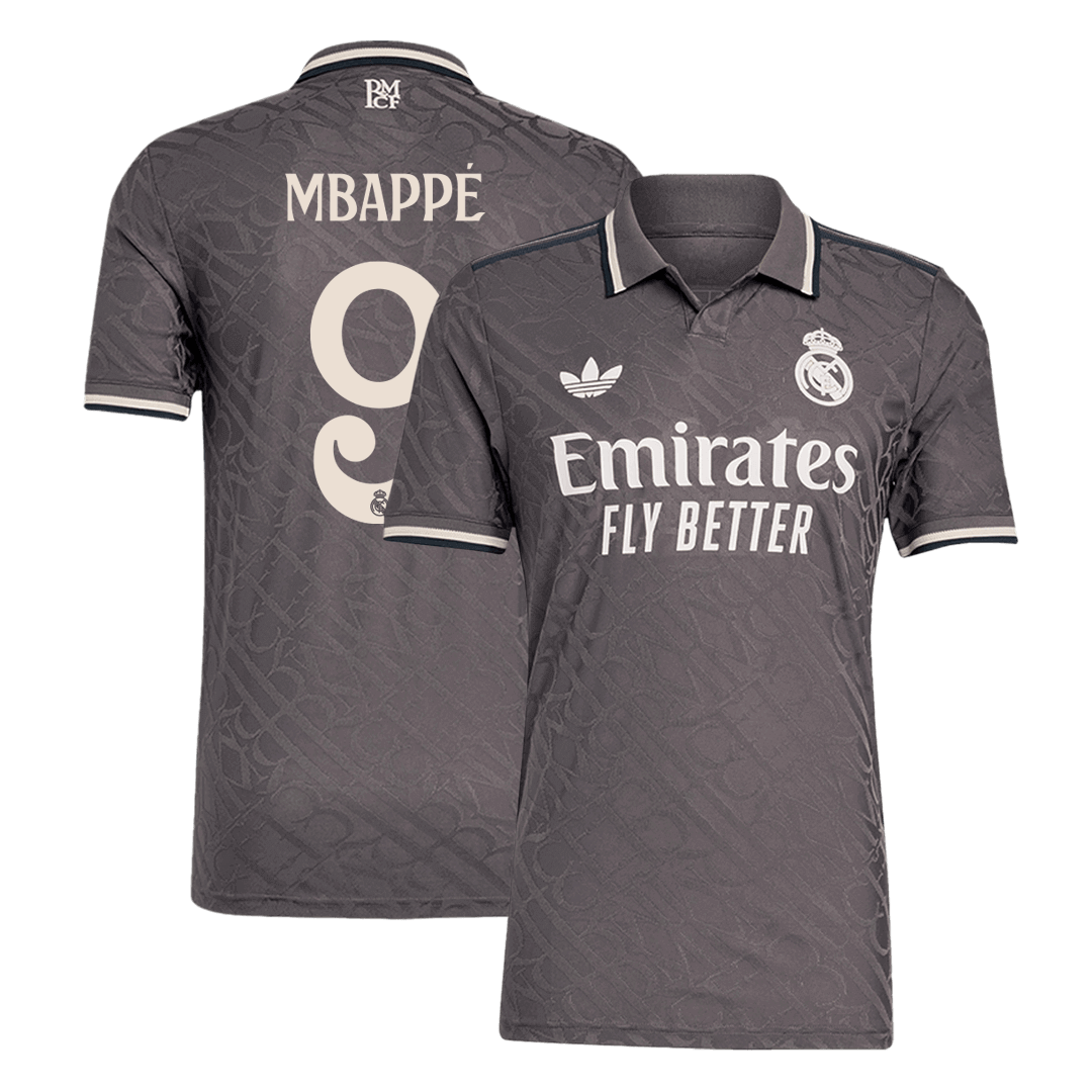 Player Version MBAPP? #9 Real Madrid Third Away  Soccer Jersey 2024/25 Top Soccer Jerseys Store