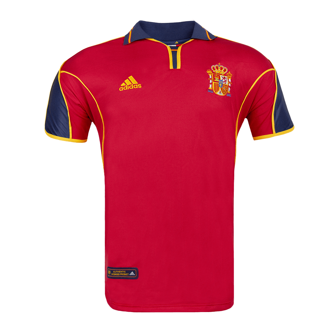 Retro 2000 Spain Home  Soccer Jersey Top Soccer Jerseys Store