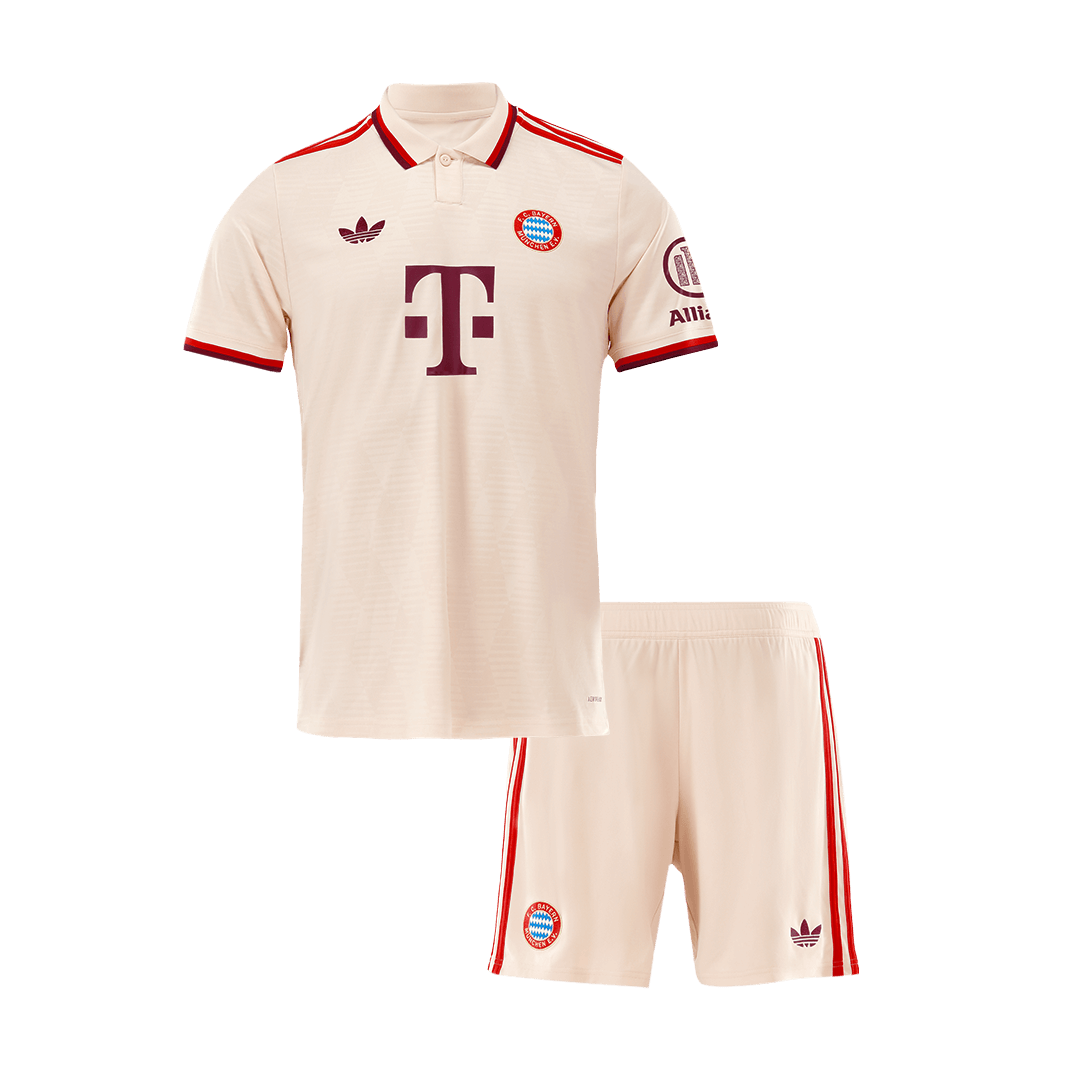 Kid's Bayern Munich Third Away  Soccer Jersey Kit(Jersey+Shorts) 2024/25 - UCL Top Soccer Jerseys Store