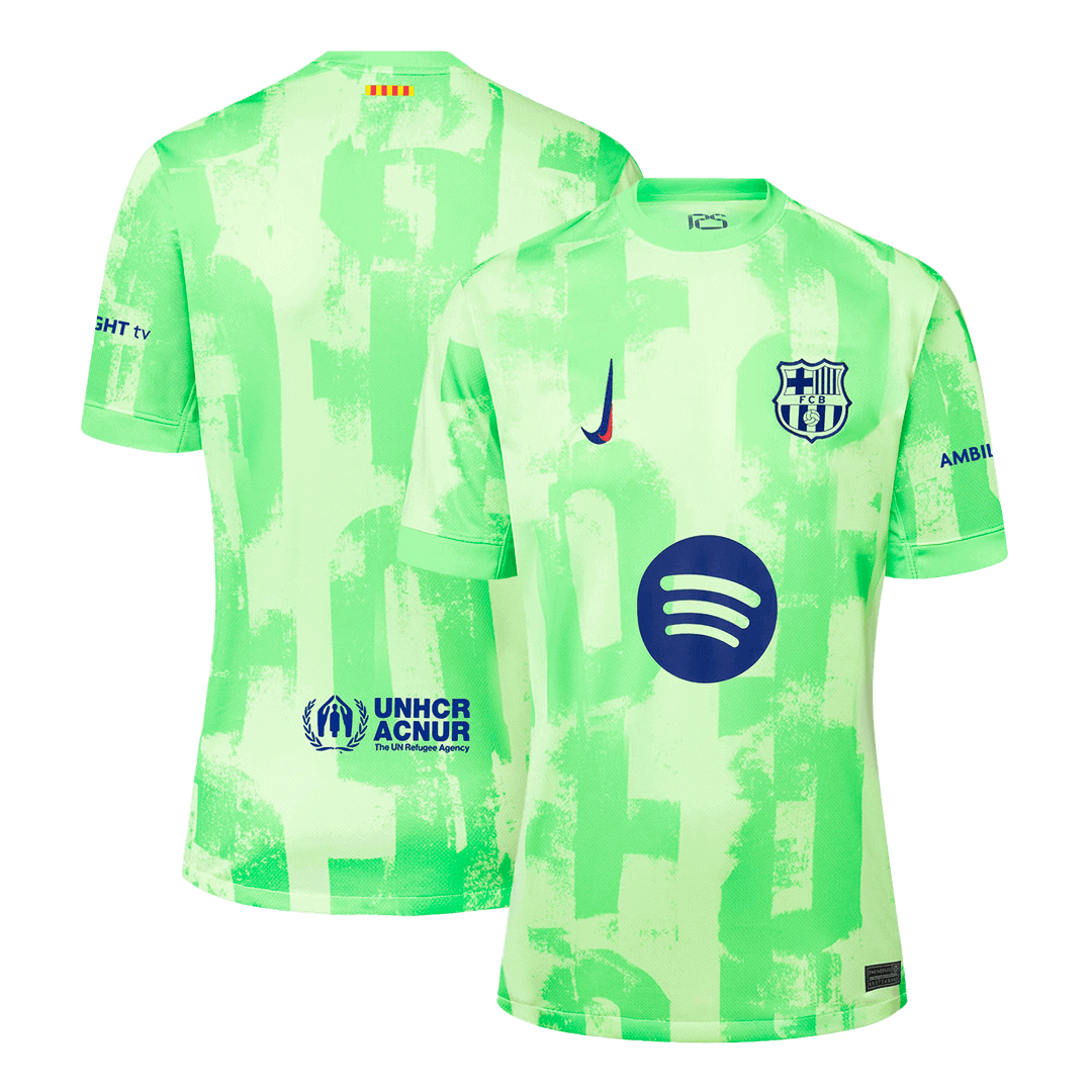 Barcelona Third Away  Soccer Jersey 2024/25 - (Spotify Logo Without Text) Top Soccer Jerseys Store
