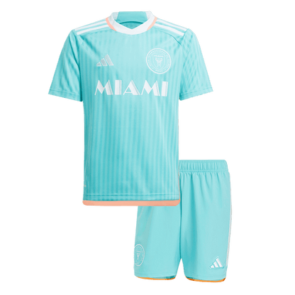 Kid's Inter Miami CF Third Away  Soccer Jersey Kit(Jersey+Shorts) 2024 Top Soccer Jerseys Store