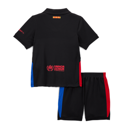 Kid's Barcelona Away  Soccer Jersey Kit(Jersey+Shorts) 2024/25 - Spotify Logo Without Text Top Soccer Jerseys Store