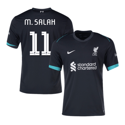 M.SALAH #11 Liverpool Away  Soccer Jersey 2024/25 - UCL Top Soccer Jerseys Store