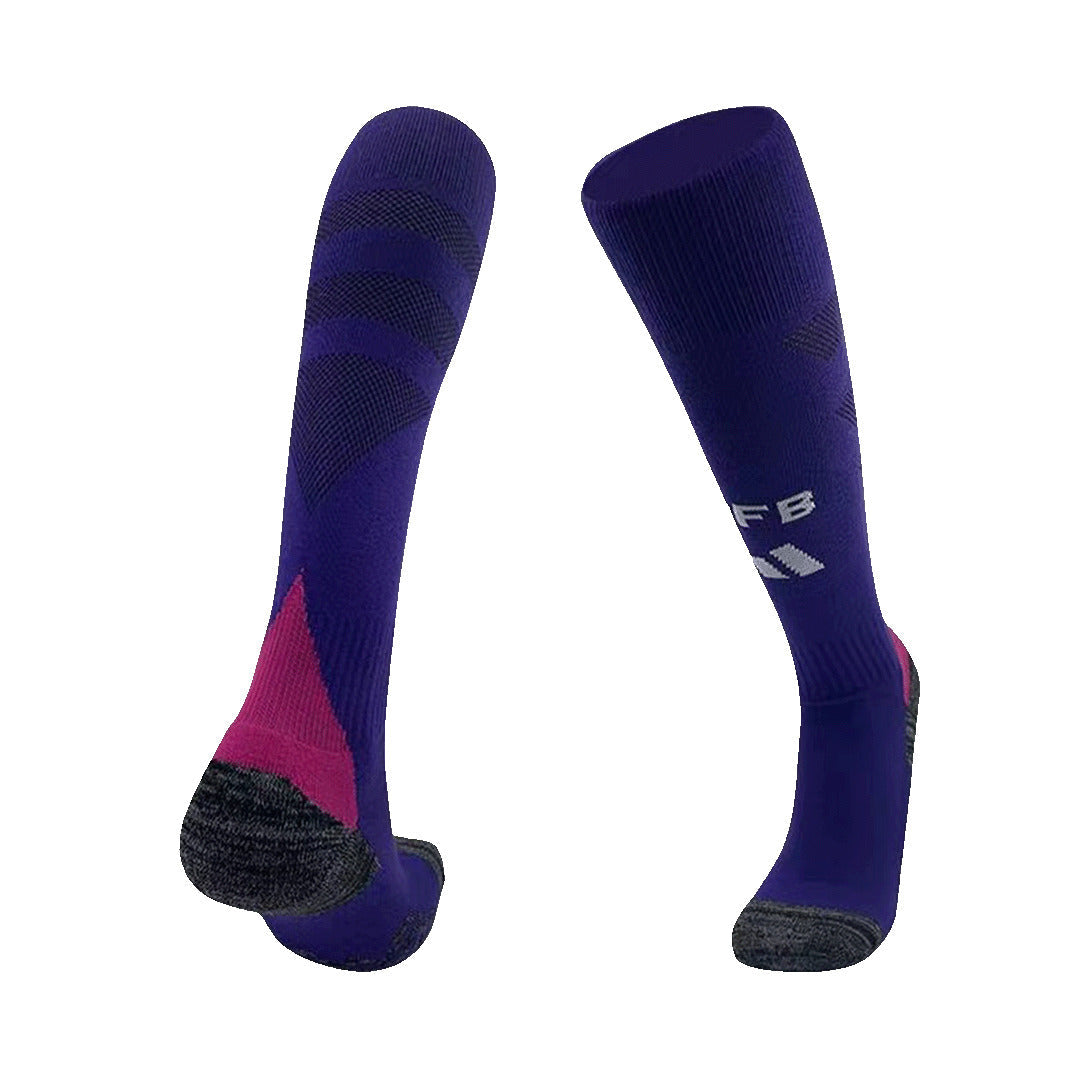 Dziecięce skarpety piłkarskie Niemcy wyjazdowe Euro 2024 Top Soccer World Shop