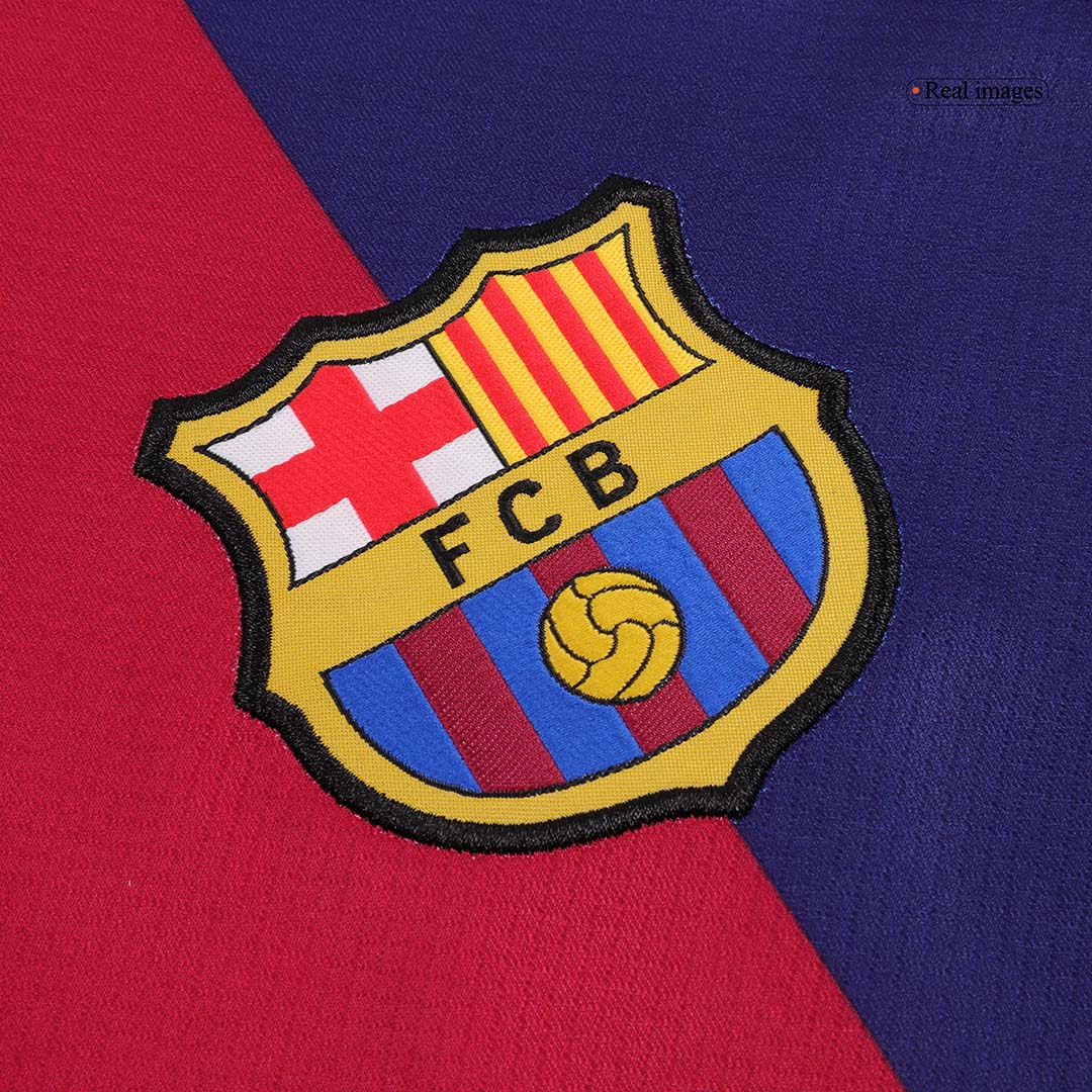 LEWANDOWSKI #9 Barcelona Home  Soccer Jersey 2024/25- Spotify Logo Without Text Top Soccer Jerseys Store