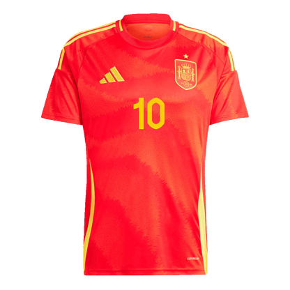 LAMINE YAMAL #10 Spain Home  Soccer Jersey Euro 2024 Top Soccer Jerseys Store