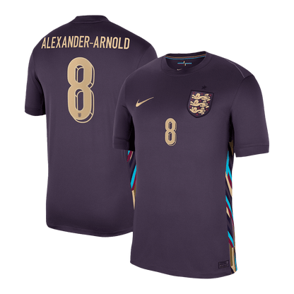 ALEXANDER-ARNOLD #8 England Away  Soccer Jersey Euro 2024 Top Soccer Jerseys Store